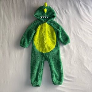 Old Navy Dinosaur Sherpa Onesie Pajama 2T – Excellent Condition 🦖